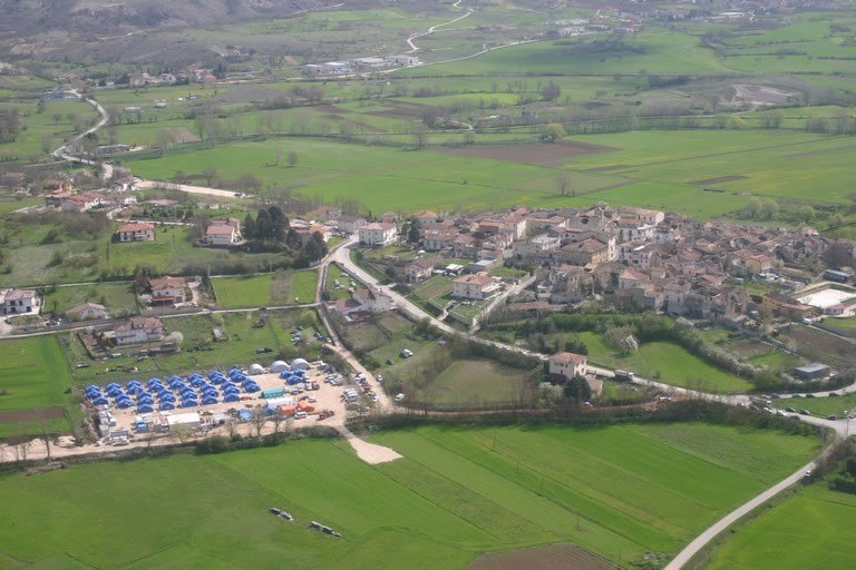 Campo accoglienza di Sant'Eusanio Forconese (AQ)