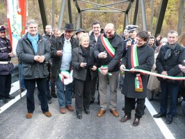 Inaugurazione ponte sul Torrente Dolo