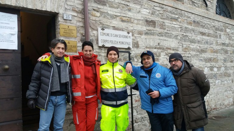 Volontari e funzionari dell'Agenzia a Caldarola e San Severino Marche - 7