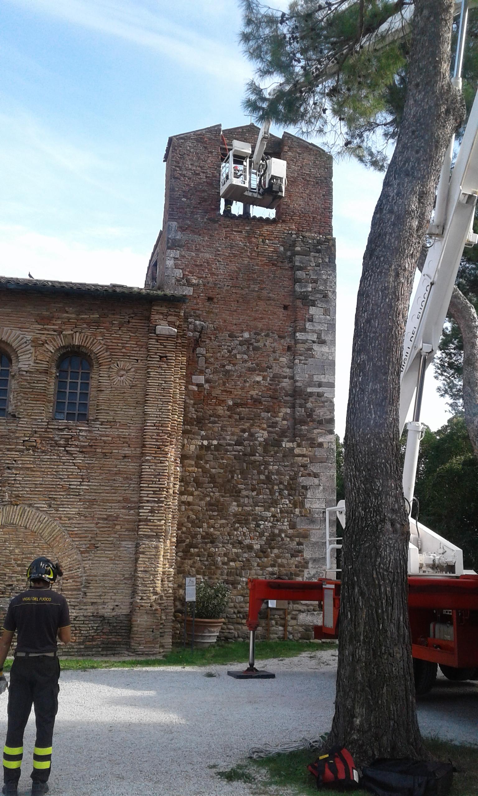 Messa in sicurezza campanile Santarcangelo di Romagna I