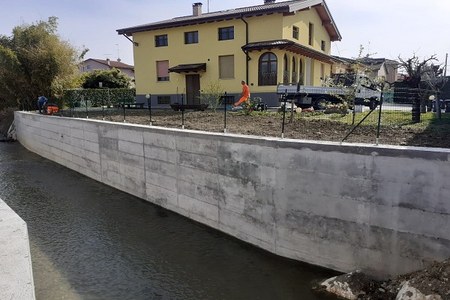Rio Bertone, secondo stralcio lavori, San Michele gatti, Felino, Parma