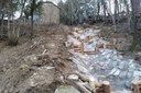 Comune di Camugnano (BO),  intervento in località Barceda per ripristinare la corretta regimazione delle acque superficiali