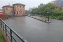 Bologna, un momento di criticità idraulica al sostegno del Battiferro