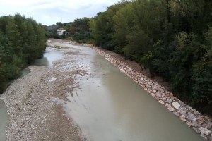 post intervento, fiume