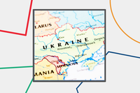 Ucraina, carta geografica Ucraina, guerra 2022