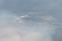 Incendio a Vergato, intervento dell'elicottero VVFF - 1 luglio 2022