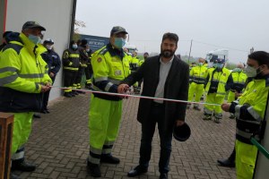 Molinella (BO): il sindaco Mantovani inaugura il centro operativo dei Volontari di Protezione Civile