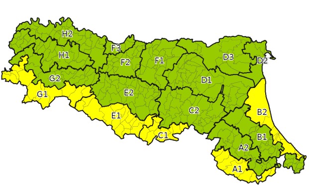 allerta 14 gennaio 2025